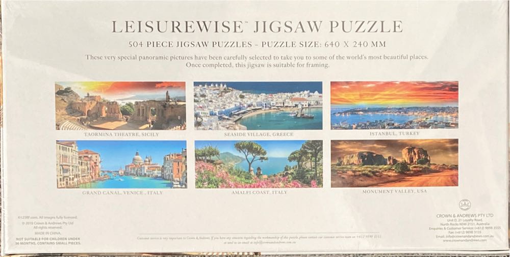 Taormina Theatre, Sicily - Crown & Andrews Pty Ltd puzzle collectible [Barcode 9352214001313] - Main Image 2