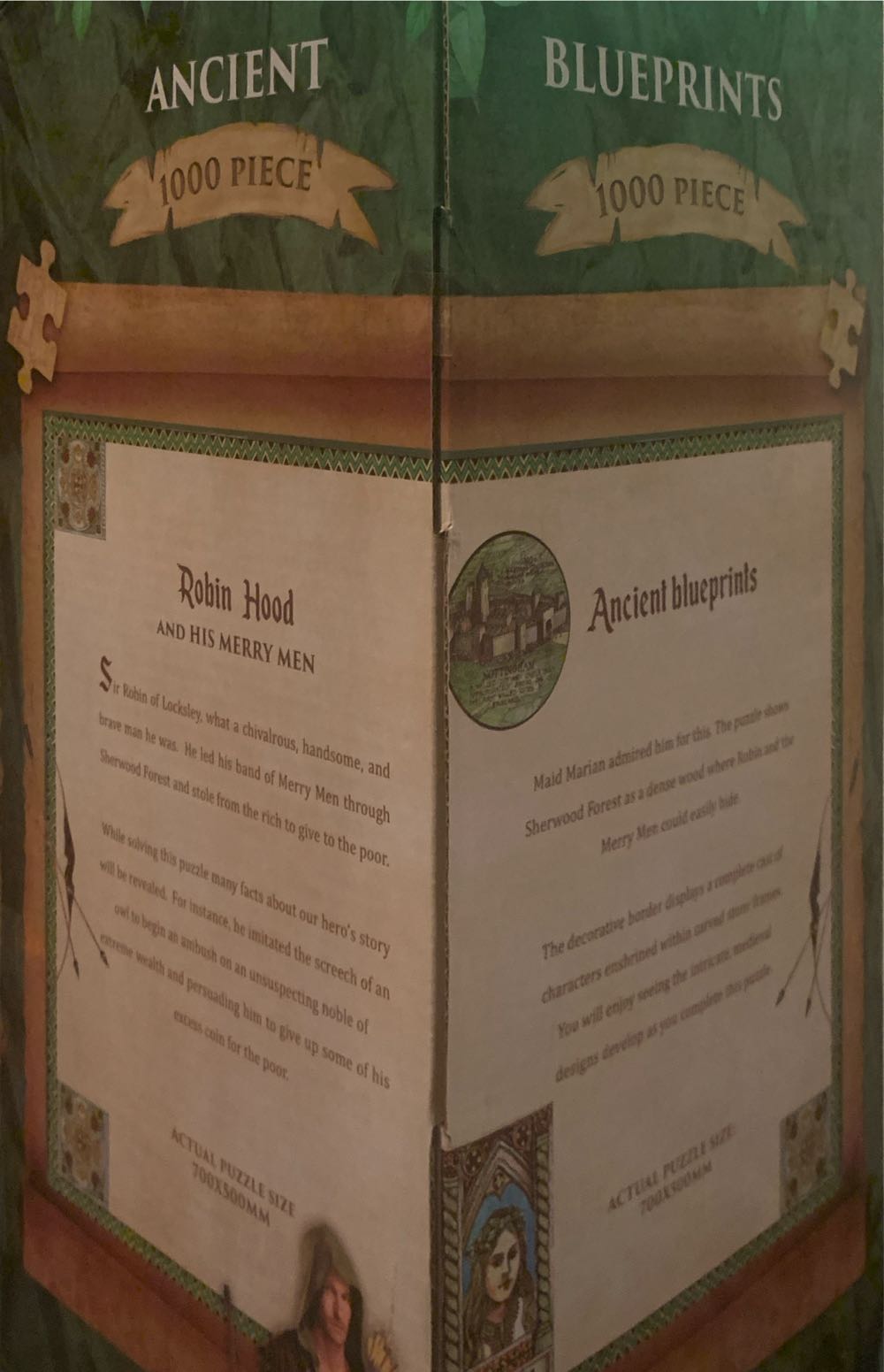 Ancient Blueprints: Robin Hood And His Merry Men - Archimedes Press puzzle collectible [Barcode 9781925385366] - Main Image 2