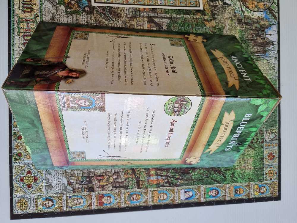 Ancient Blueprints: Robin Hood And His Merry Men - Archimedes Press puzzle collectible [Barcode 9781925385366] - Main Image 3