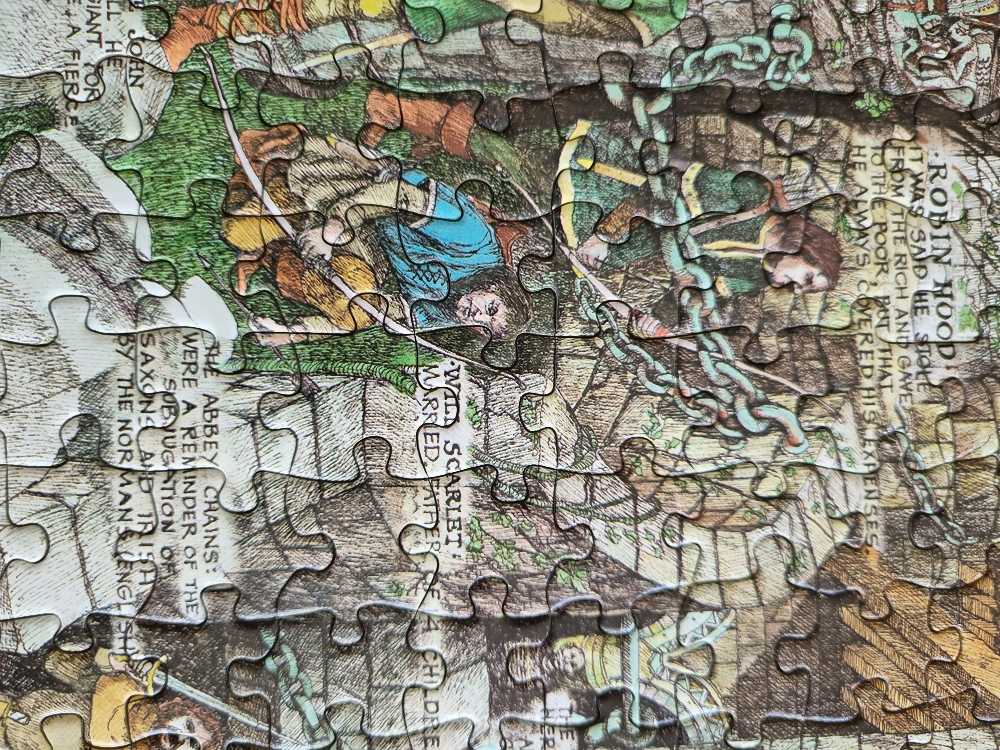 Ancient Blueprints: Robin Hood And His Merry Men - Archimedes Press puzzle collectible [Barcode 9781925385366] - Main Image 4