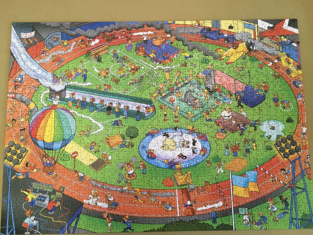 Zz Thats Life -Athletics Field - goliath puzzle collectible [Barcode 8711808713055] - Main Image 2