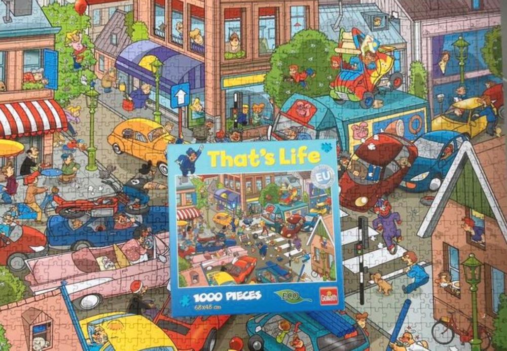 Thats Life - Traffic Jam - goliath puzzle collectible [Barcode 8711808713093] - Main Image 4