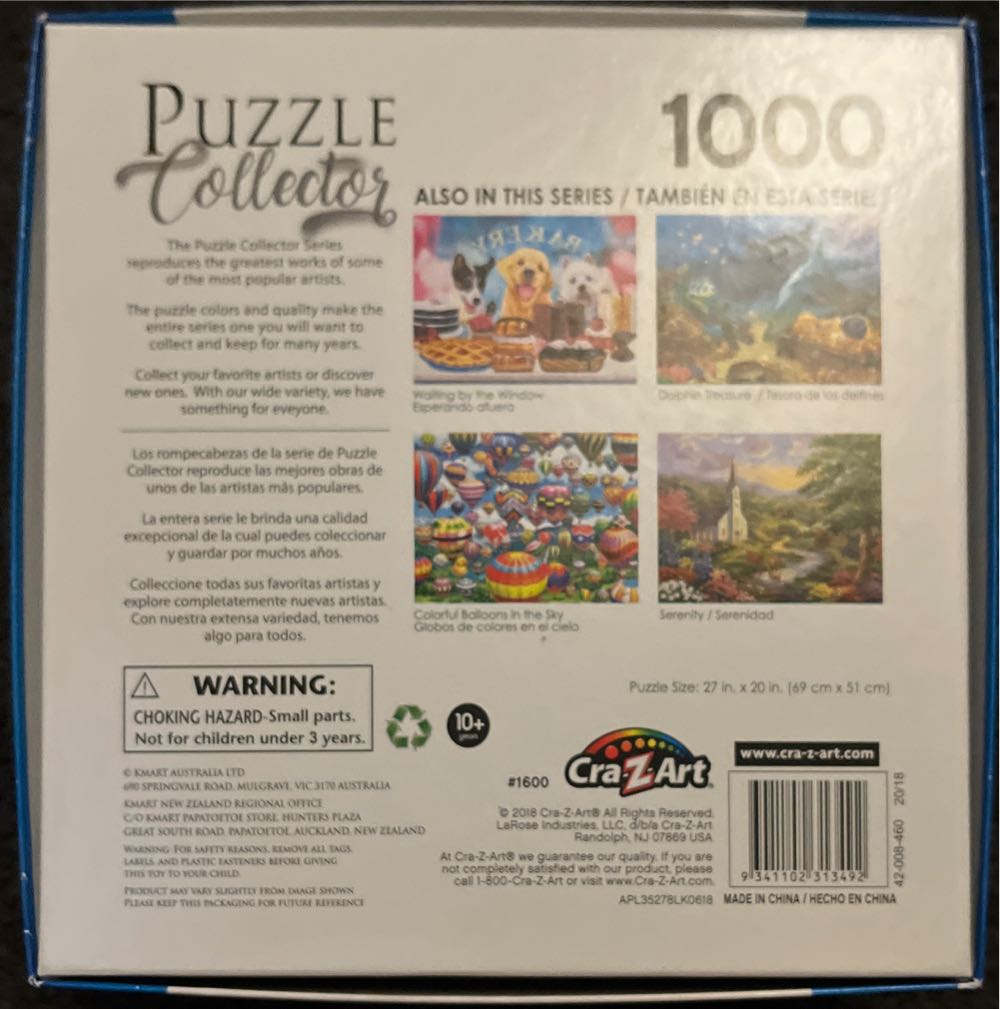 Waiting By The Window - Puzzle Collector puzzle collectible [Barcode 9341102313492] - Main Image 2
