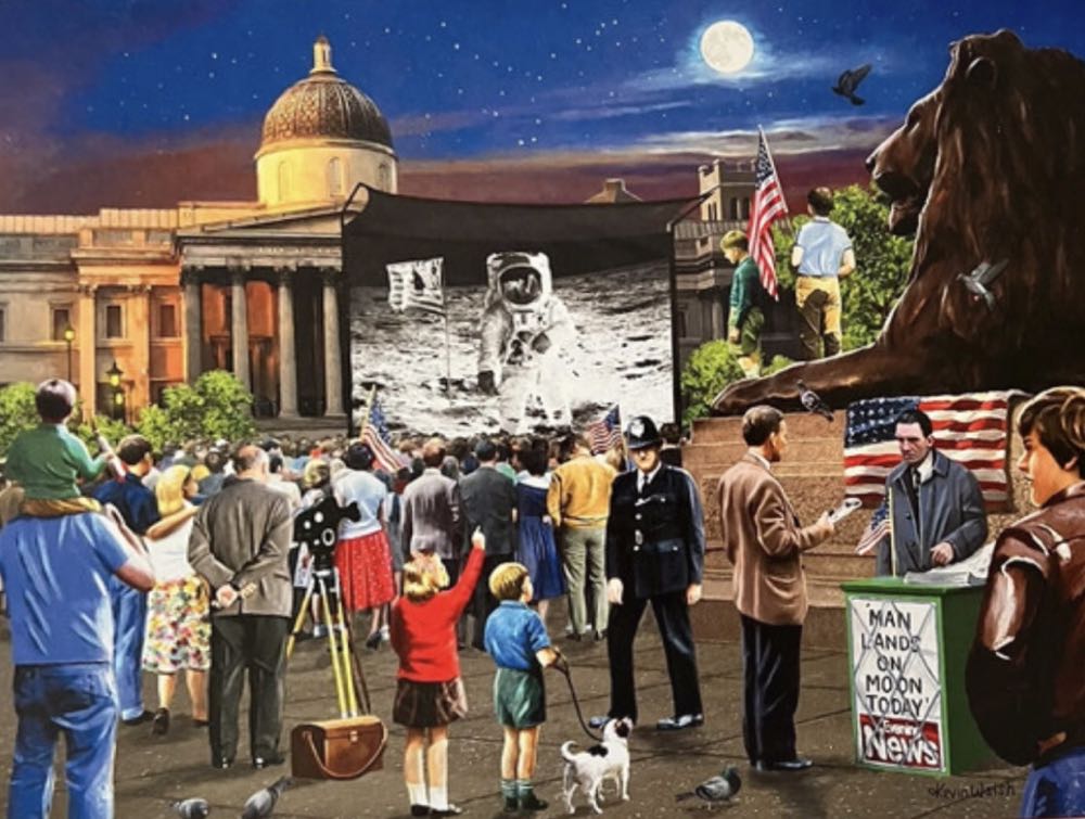 Moon Landing 🟦 - SunsOut puzzle collectible [Barcode 796780133273] - Main Image 2