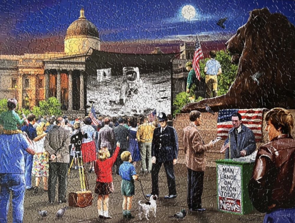 Moon Landing 🟦 - SunsOut puzzle collectible [Barcode 796780133273] - Main Image 4