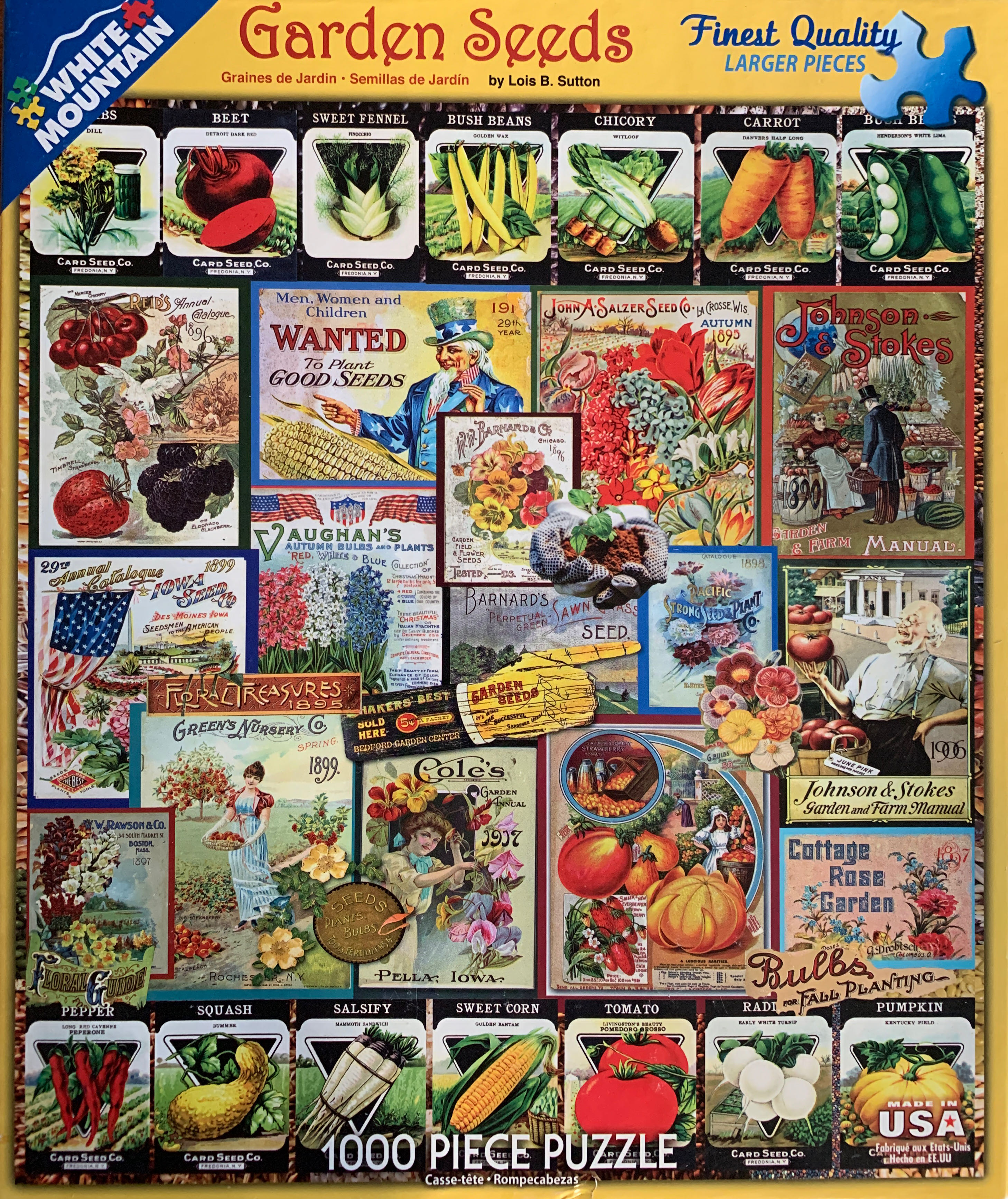X-Garden Seeds  - White Mountain puzzle collectible [Barcode 724819258925] - Main Image 2