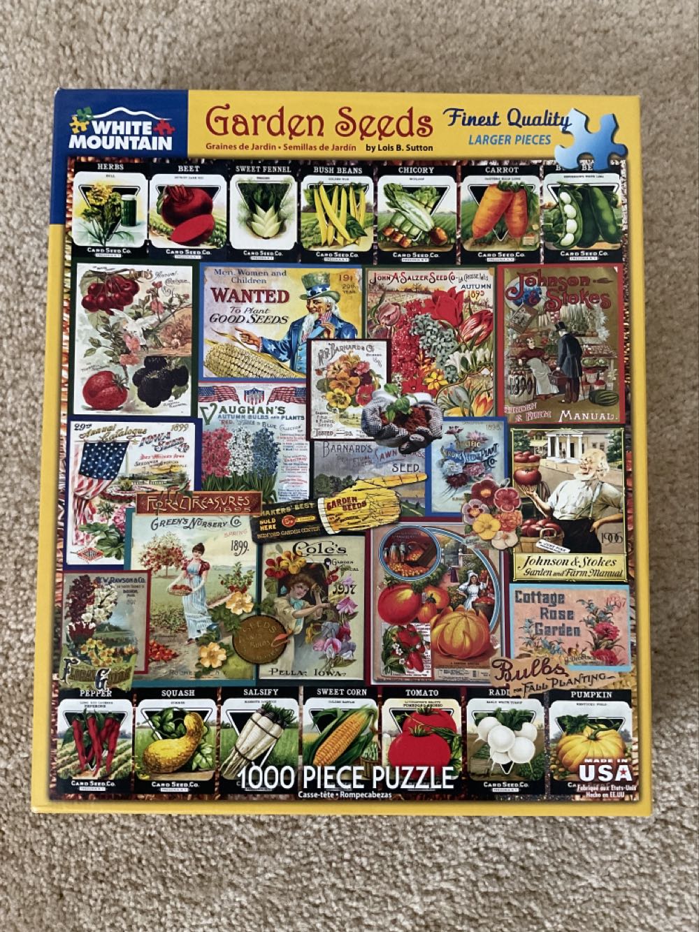 X-Garden Seeds  - White Mountain puzzle collectible [Barcode 724819258925] - Main Image 3