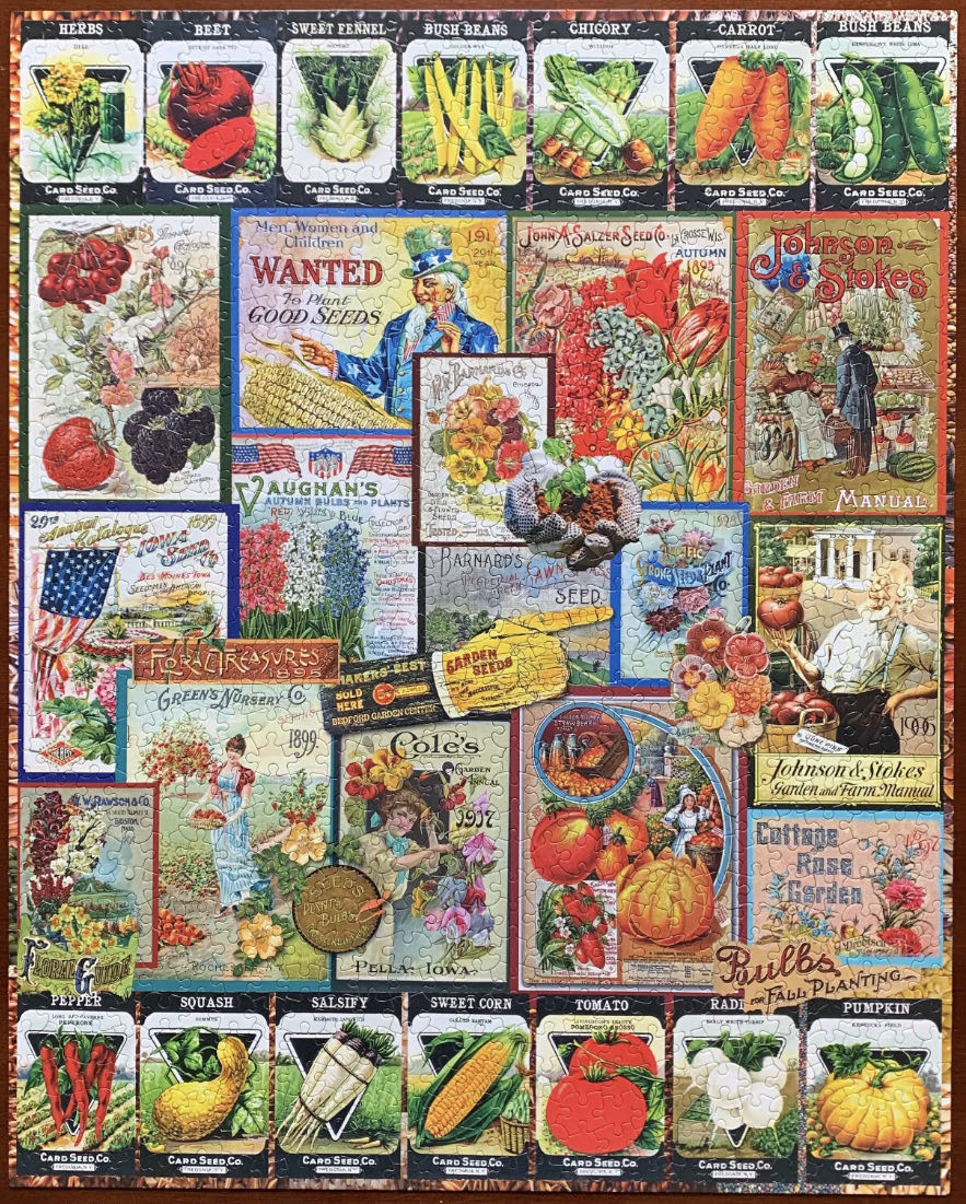 X-Garden Seeds  - White Mountain puzzle collectible [Barcode 724819258925] - Main Image 4