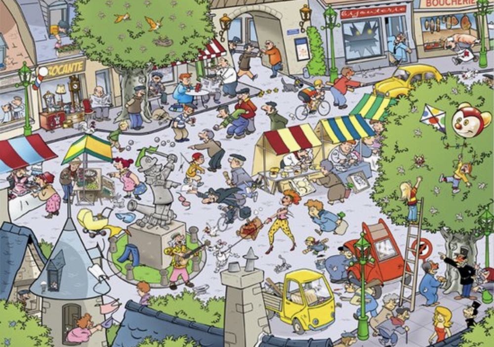 That’s Life  Village - Goliath That’s life puzzle collectible [Barcode 8711808713048] - Main Image 2