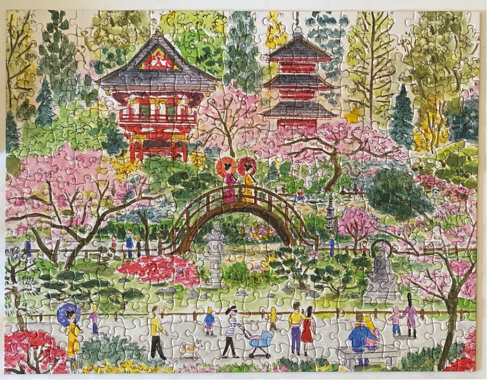 Japanese Tea Garden - Galison puzzle collectible [Barcode 9780735362697] - Main Image 2
