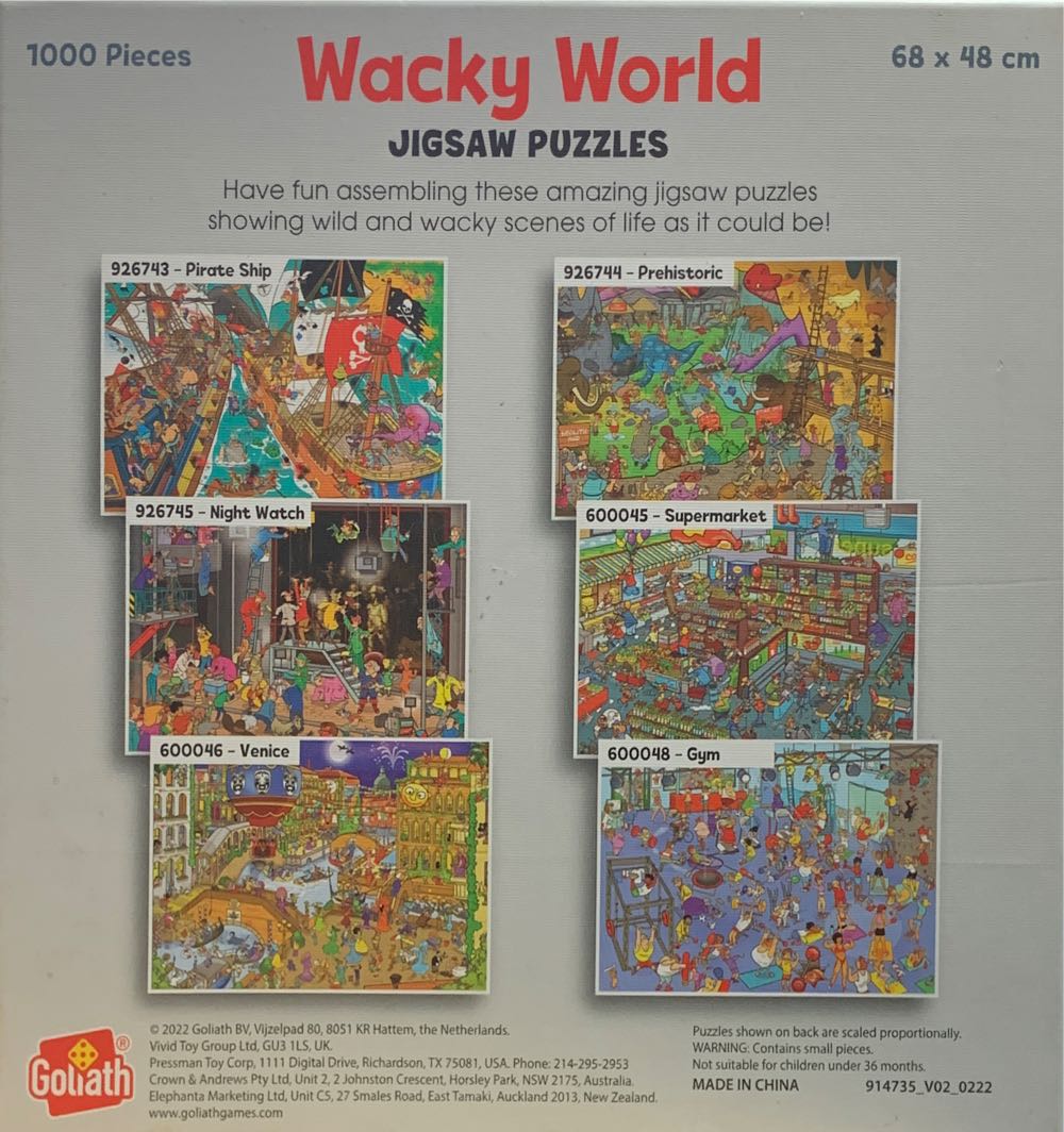 Wacky World: Venice - goliath puzzle collectible [Barcode 9352214000460] - Main Image 2