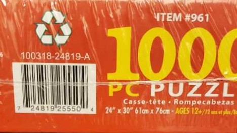 License Plates - White Mountain Puzzles puzzle collectible [Barcode 724819255504] - Main Image 3