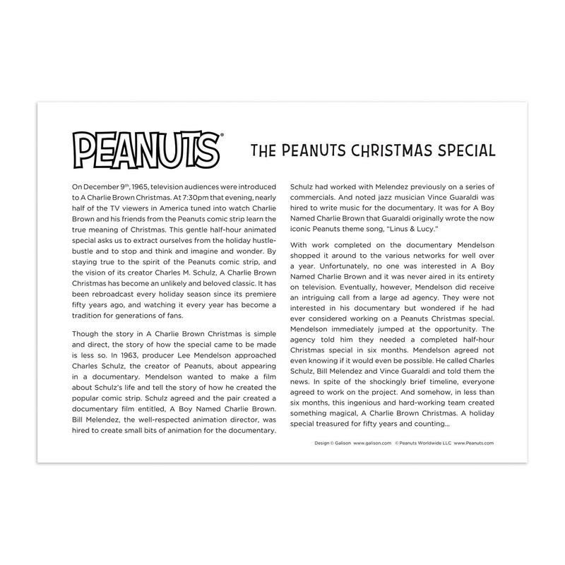 Peanuts - A Charlie Brown Christmas - Galison puzzle collectible [Barcode 9780735362291] - Main Image 3