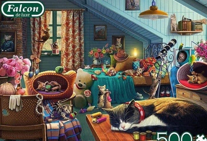 Cats In The Attic - Falcon puzzle collectible - Main Image 1