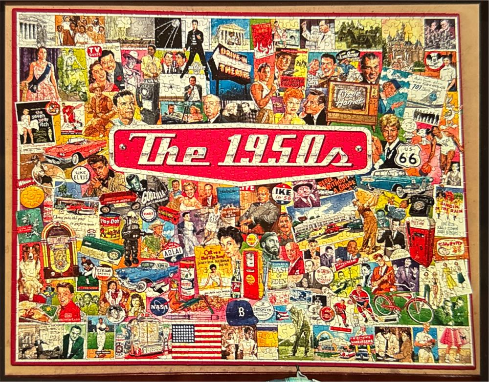 The 1950s - White Mountain Puzzles puzzle collectible - Main Image 2
