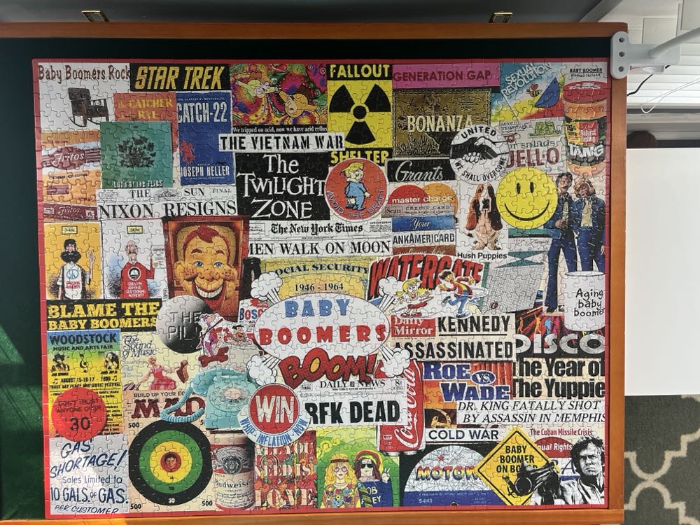 Sold - Baby Boomers - White Mountain puzzle collectible - Main Image 2