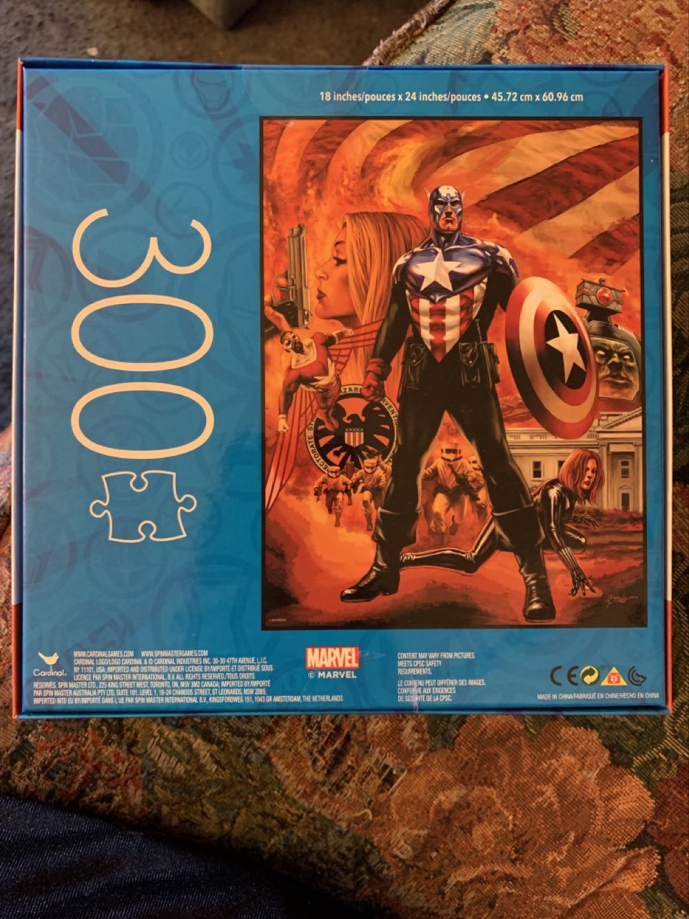 Marvel - Captain America - Cardinal puzzle collectible [Barcode 778988301630] - Main Image 2