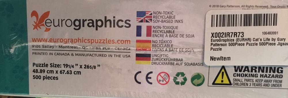 Cat’s Life - Jeanne - Eurographics puzzle collectible - Main Image 2