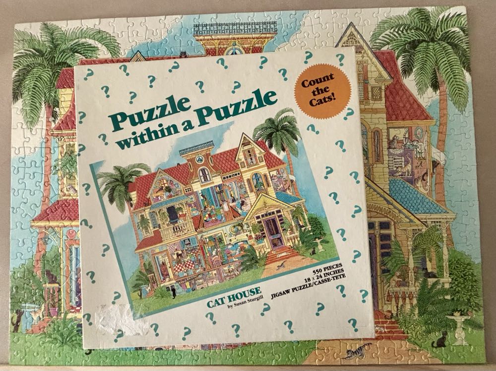 Cat House - Great American Puzzle Factory puzzle collectible [Barcode 010563096204] - Main Image 3