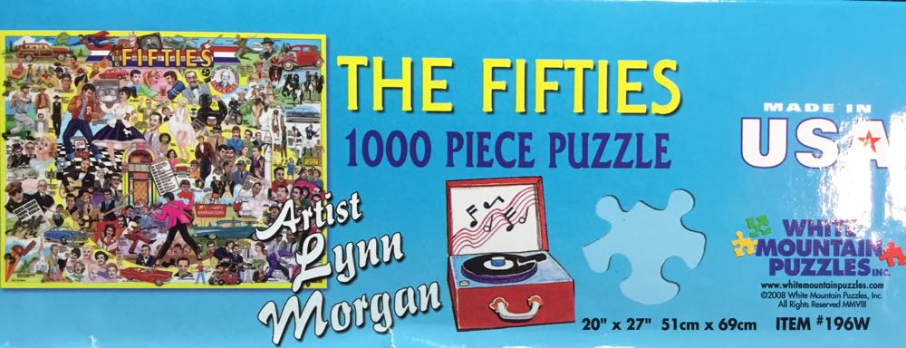 The Fifties - White Mountain puzzle collectible [Barcode 724819248162] - Main Image 2