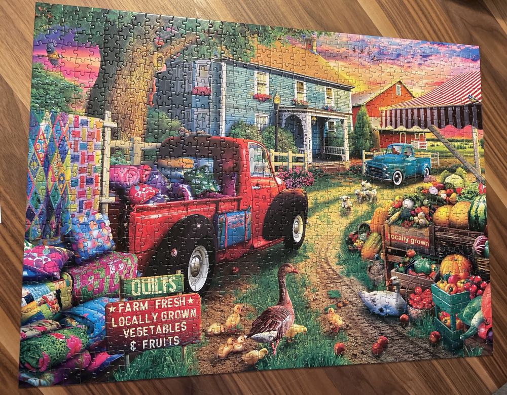 Quilt Farm Edit Pictures - Buffalo puzzle collectible [Barcode 079346119226] - Main Image 3