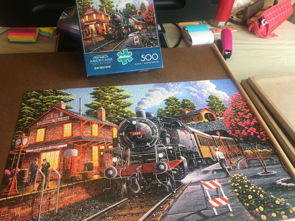 Bear Creek Depot - Buffalo Games puzzle collectible [Barcode 079346037315] - Main Image 2