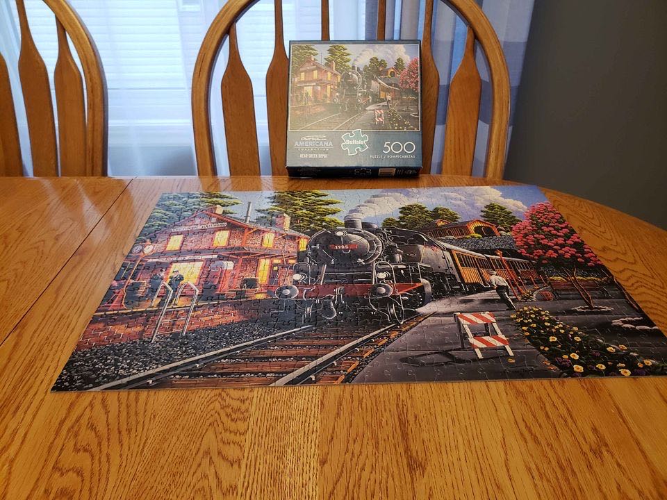 Bear Creek Depot - Buffalo Games puzzle collectible [Barcode 079346037315] - Main Image 3