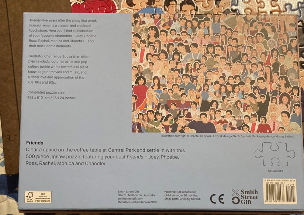 Friends - Smith Street Gift puzzle collectible [Barcode 9781925811537] - Main Image 3