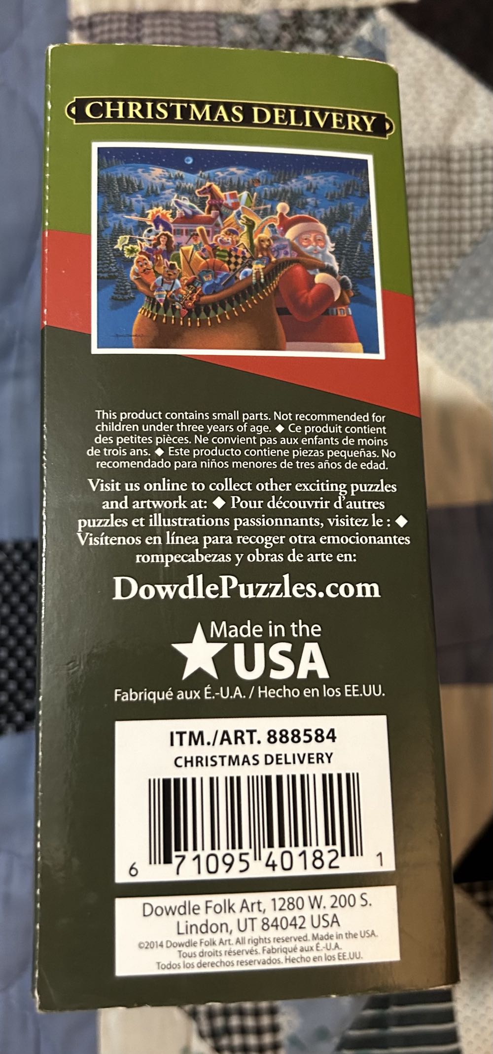 Christmas Delivery - Dowdle puzzle collectible [Barcode 671095401821] - Main Image 2