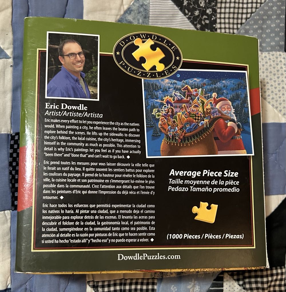 Christmas Delivery - Dowdle puzzle collectible [Barcode 671095401821] - Main Image 3