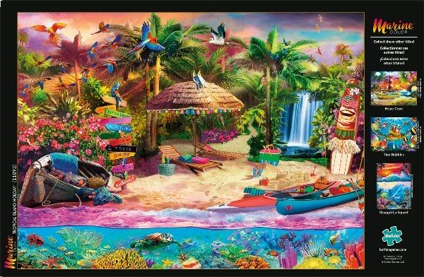 Tropical Island Holiday - Buffalo Games puzzle collectible [Barcode 079346118939] - Main Image 3