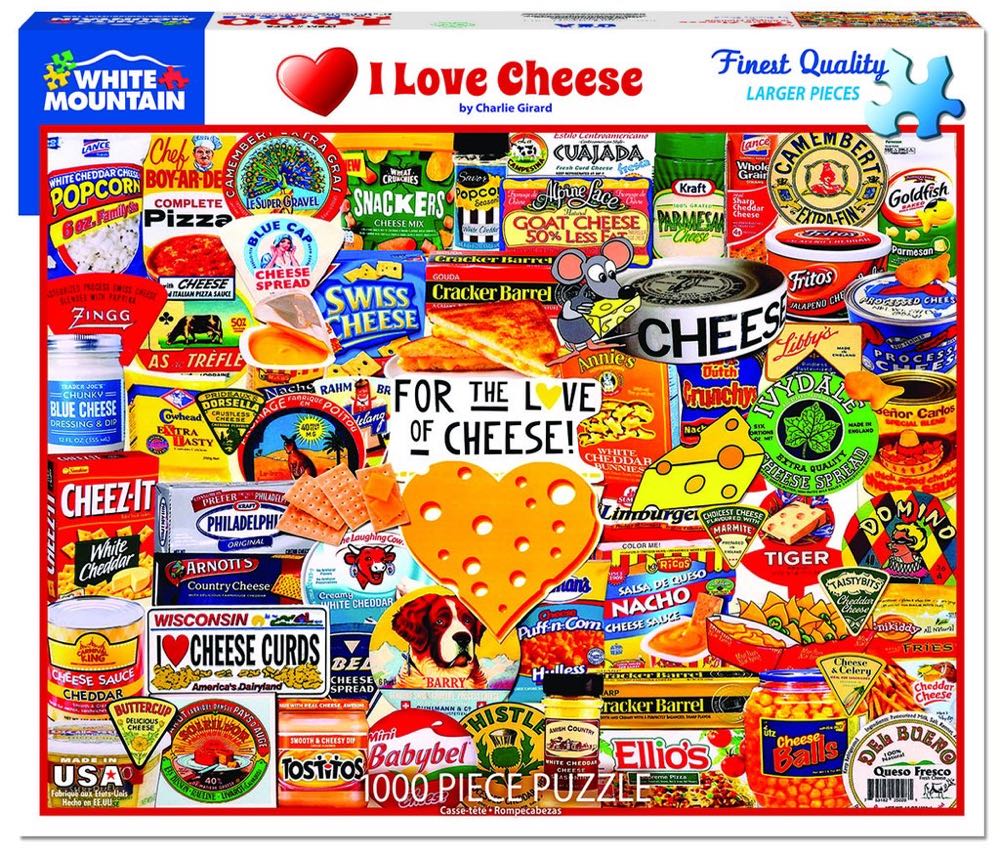 I Love Cheese (2020) - White Mountain 🇺🇸 puzzle collectible - Main Image 1
