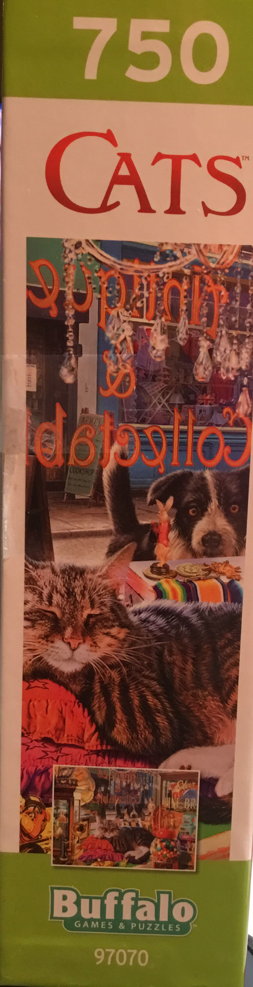 Curiosity Shop Cat - Buffalo Games 🇺🇸 puzzle collectible [Barcode 079346172818] - Main Image 2