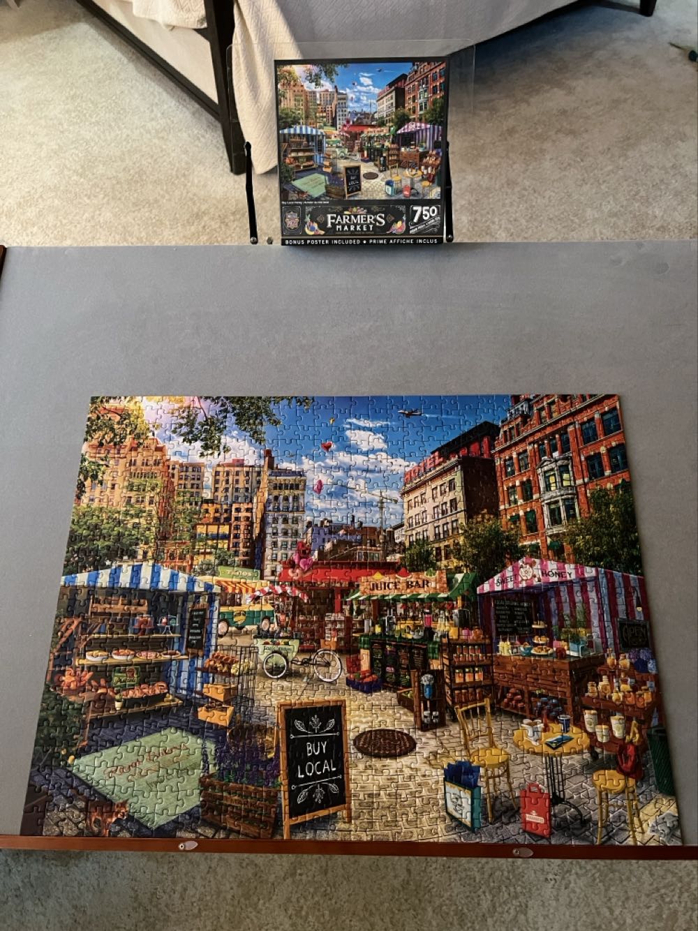 Farmer’s Market - Buy Local Honey - Master Pieces puzzle collectible [Barcode 705988320170] - Main Image 3