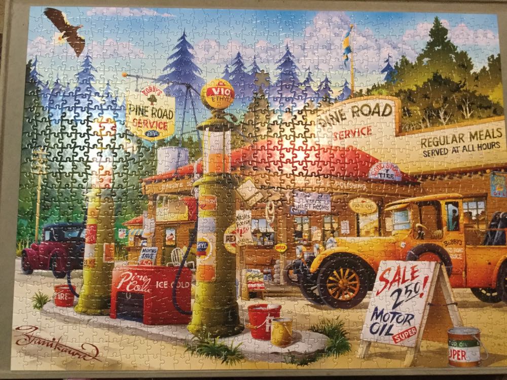 Pine Road Service - Cartoon World puzzle collectible [Barcode 079346115259] - Main Image 2