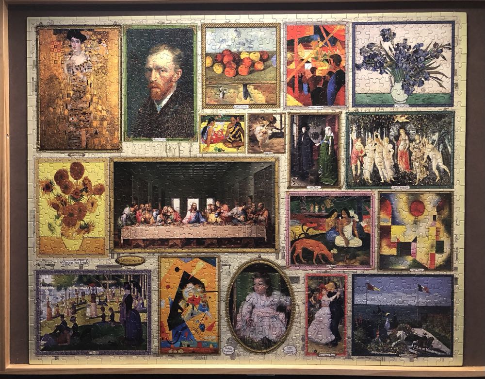 Great Painters Vincent Van Gogh - White Mountain 🇺🇸 puzzle collectible [Barcode 724819254774] - Main Image 2