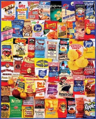 Potato Chips-selling  - White Mountain puzzle collectible [Barcode 724819256303] - Main Image 2