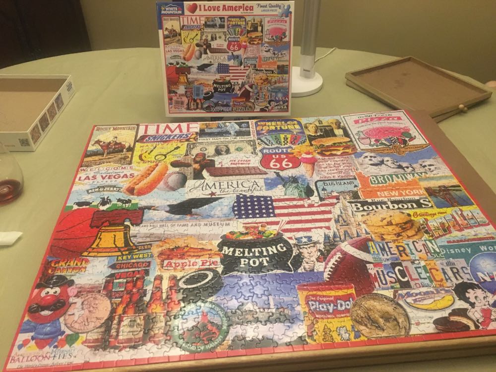 Y-I Love America - White Mountain puzzle collectible [Barcode 724819259304] - Main Image 3