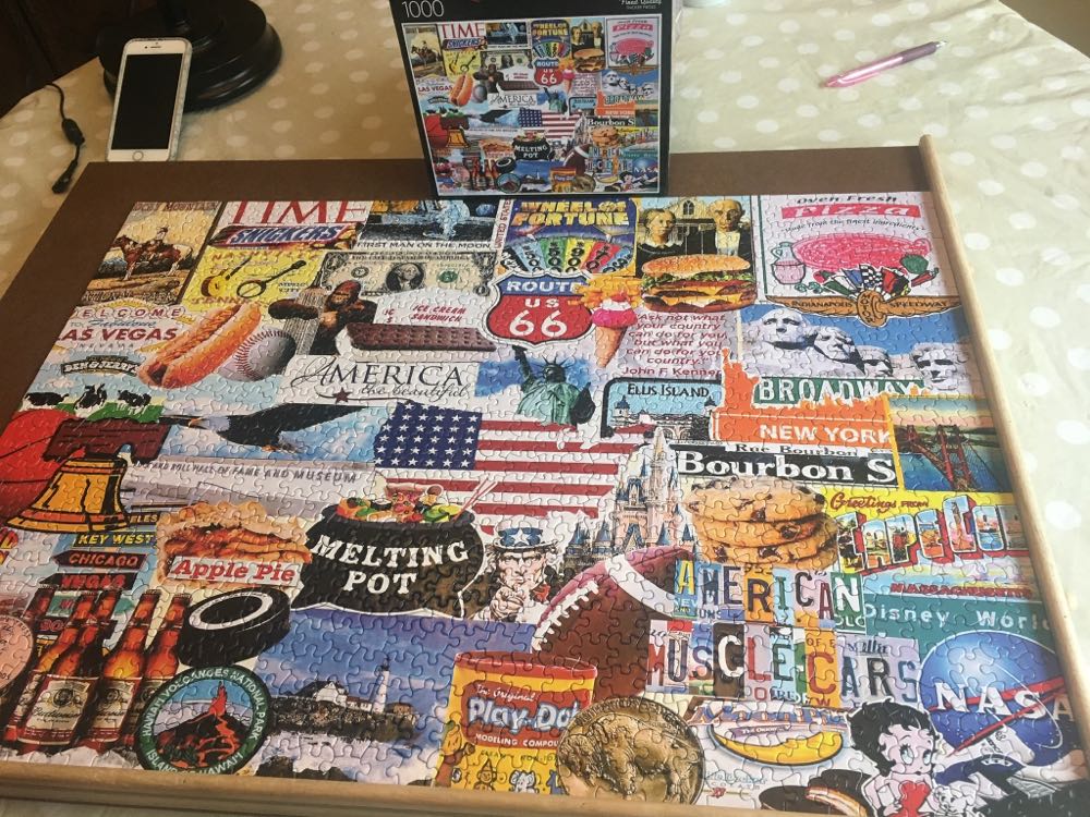 Y-I Love America - White Mountain puzzle collectible [Barcode 724819259304] - Main Image 4