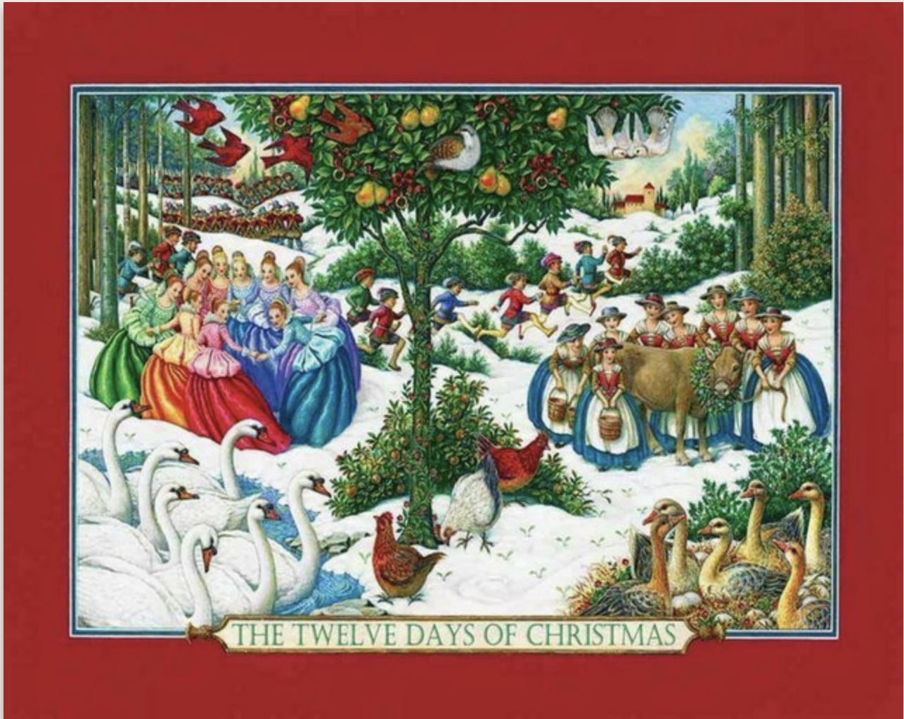 The Twelve Days Of Christmas  X ✓ - Springbok puzzle collectible - Main Image 2