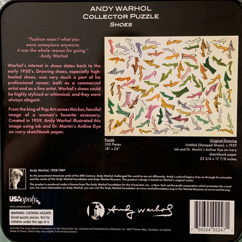 Shoes - USAopoly, Inc. puzzle collectible - Main Image 2