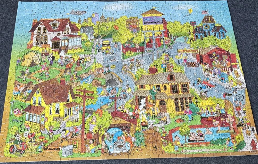 Pops-Town - SOLD - Springbok puzzle collectible - Main Image 3