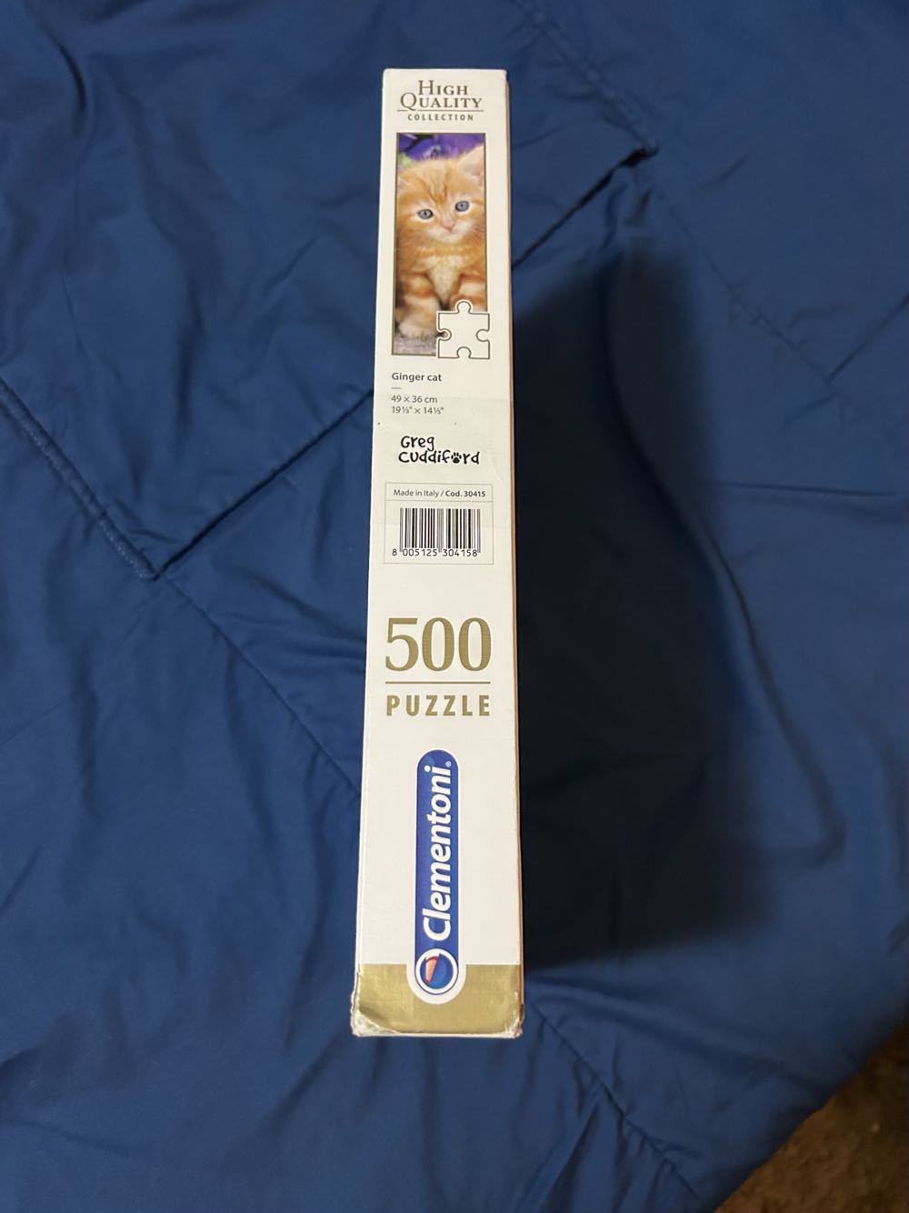 Ginger Cat - Clementoni puzzle collectible [Barcode 8005125304158] - Main Image 3