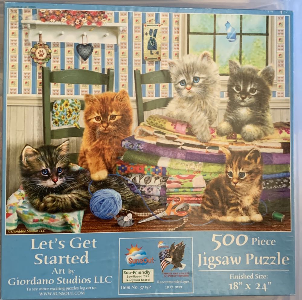 Let’s Get Started - SunsOut puzzle collectible - Main Image 1