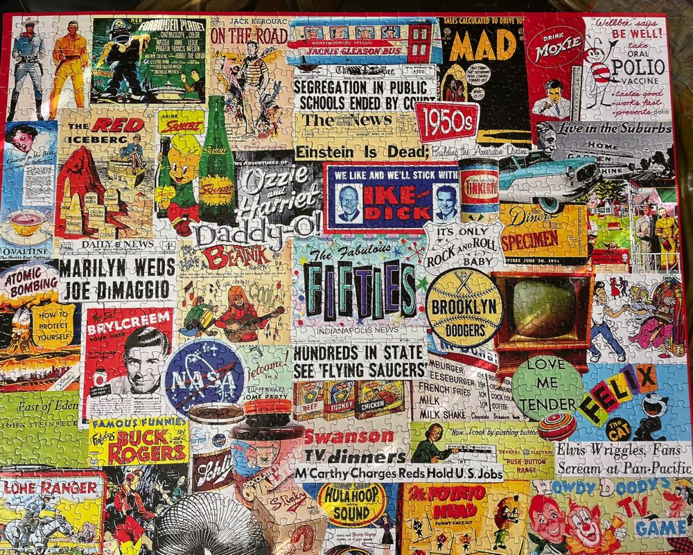 Fabulous 50’s ✅ SOLD - White Mountain Puzzles puzzle collectible - Main Image 2