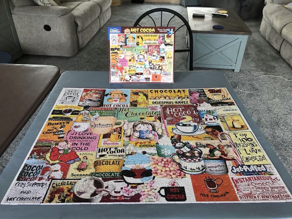 Hot Cocoa - White Mountain Puzzles puzzle collectible - Main Image 2