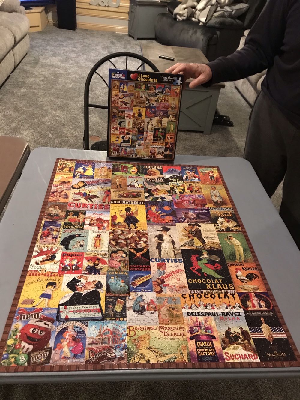 I Love Chocolate ❤️ - White Mountain puzzle collectible - Main Image 2