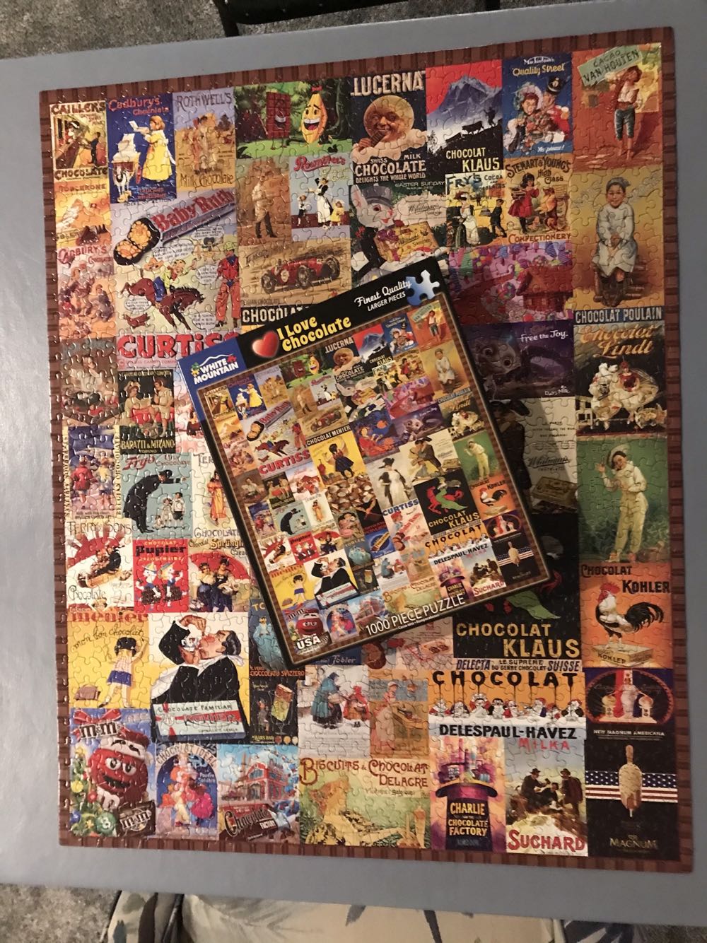 I Love Chocolate ❤️ - White Mountain puzzle collectible - Main Image 3