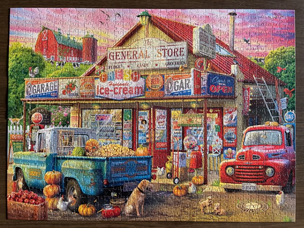 Country Store - Keep To Work - Buffalo puzzle collectible [Barcode 079346119264] - Main Image 2