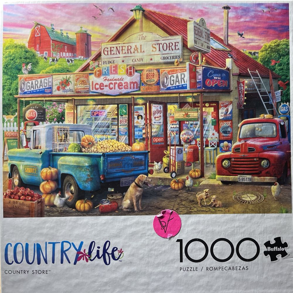Country Store - Keep To Work - Buffalo puzzle collectible [Barcode 079346119264] - Main Image 4